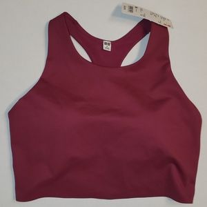 NWT Racer back wireless sports bra